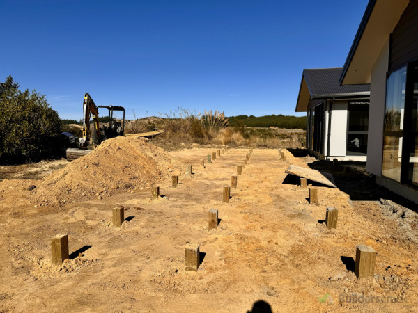 Earthworks for new deck build