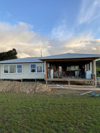 Window removed, now to start framing up for new ranch slider