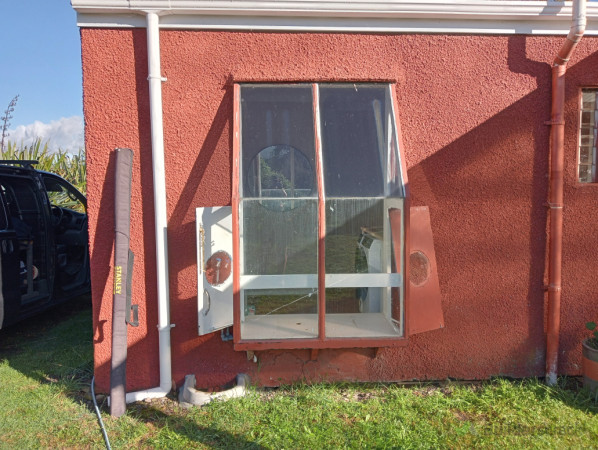 Before - Bathroom window