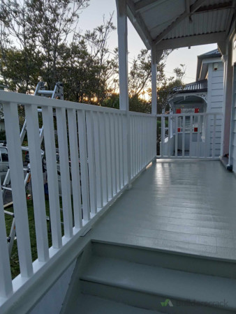 balustrade and deck after job done