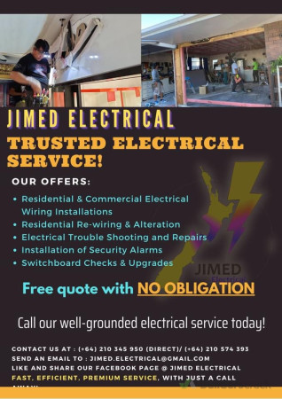 Jimed electrical we offer