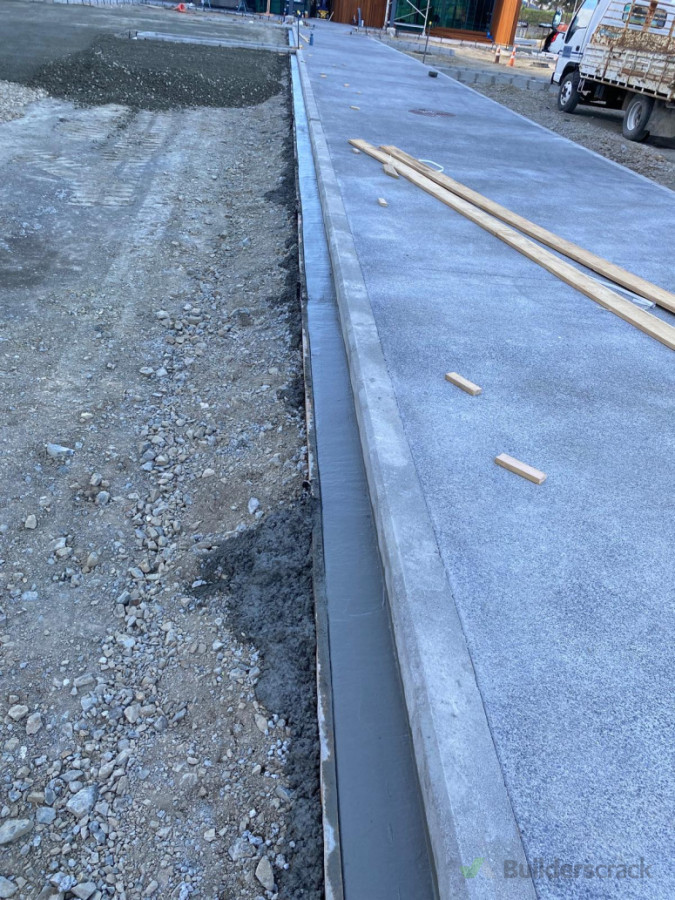 Footpath and nib pouring