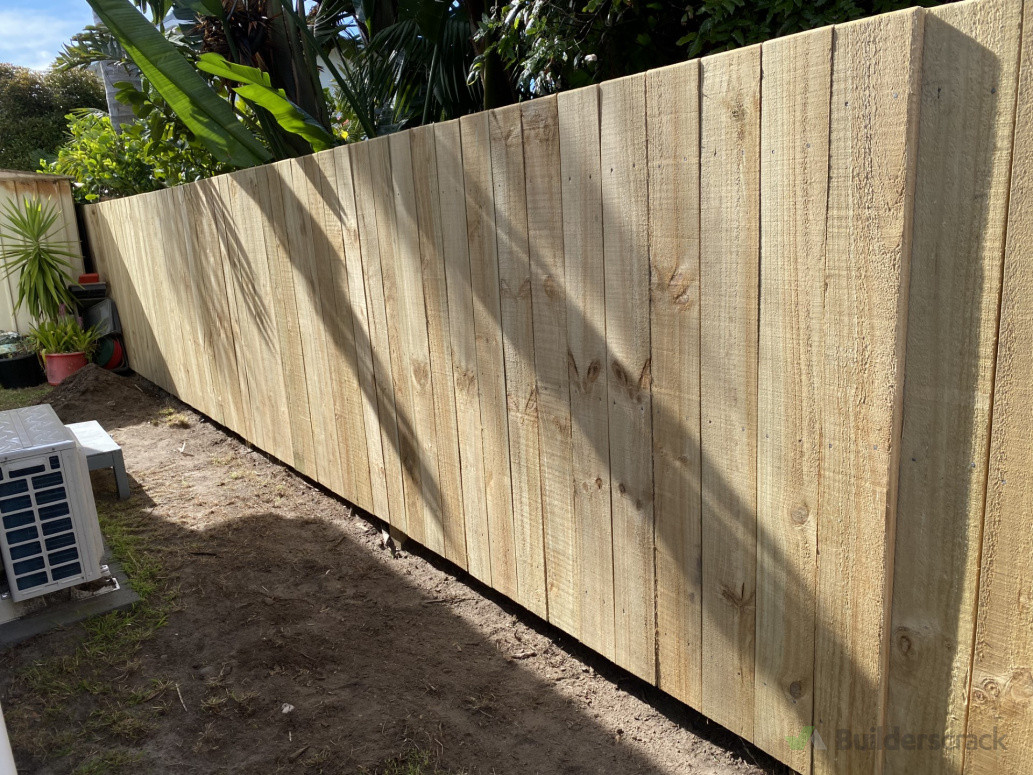 New fence built