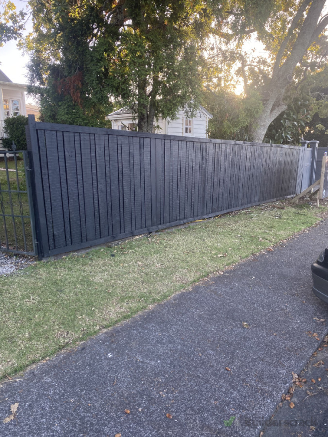 Fence renovation and repair, painting.