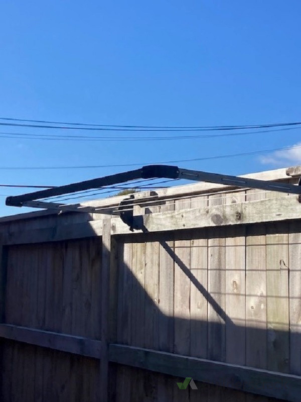 Folding Clothesline - Assembled and Installed Intal