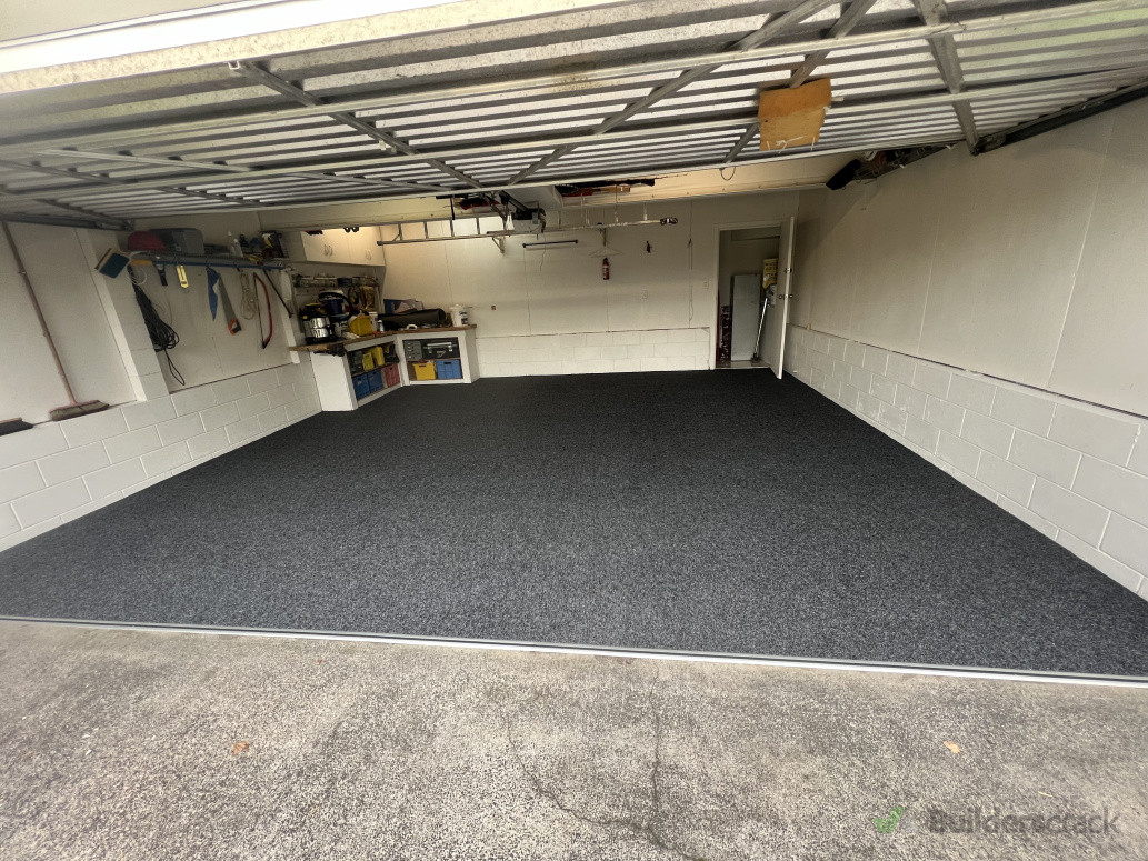 After carpet installation