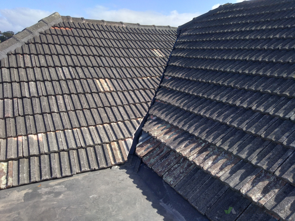 Installed new valley tray