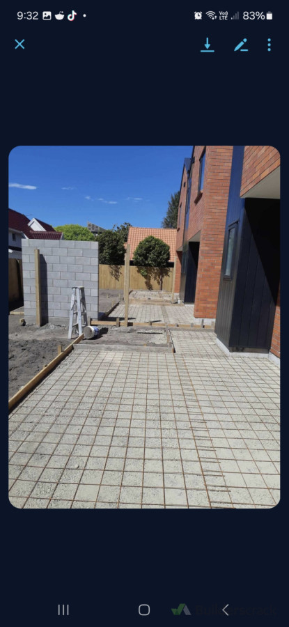 blockwalls and concrete preperation