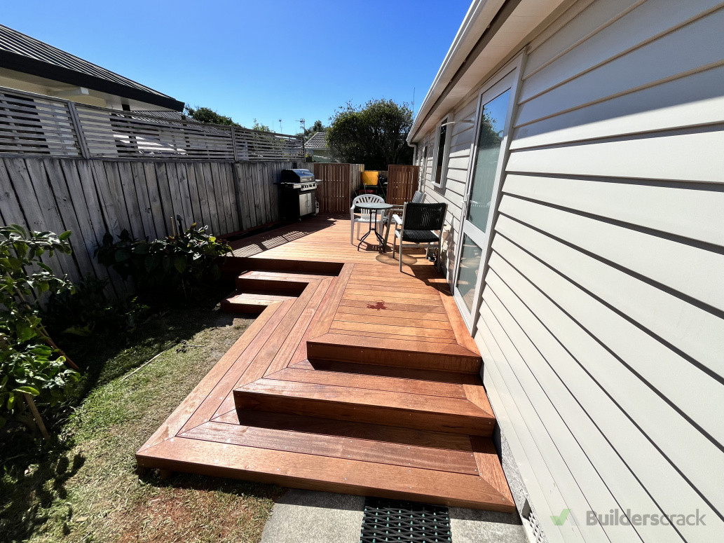 This deck transformed there back yard