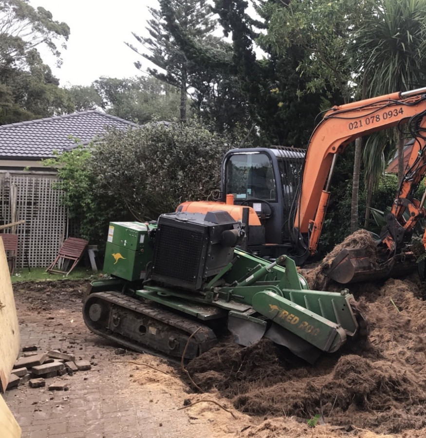 Stump grinding