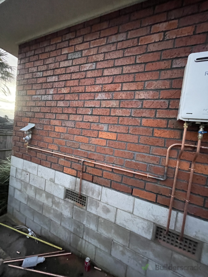 New gas infinity and hob connection