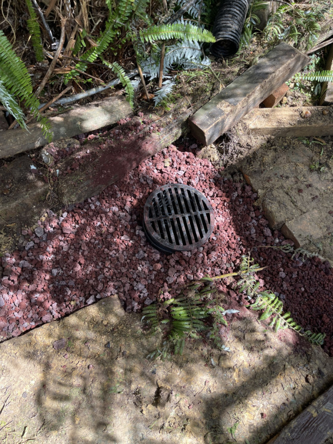 New cesspit installed for customer having flooding issues