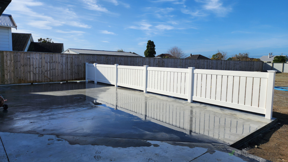 Fence and driveway Wilson Street