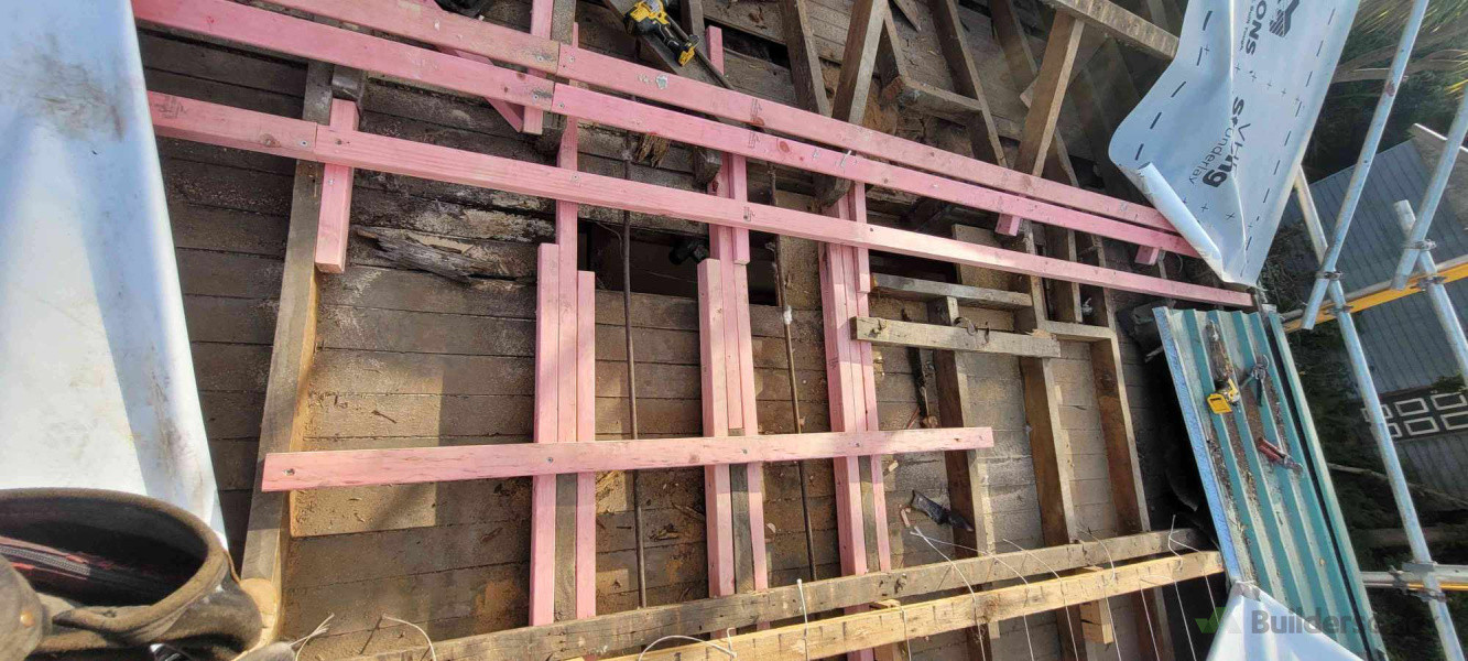 Roof 3, non structural timber rotted and replaced