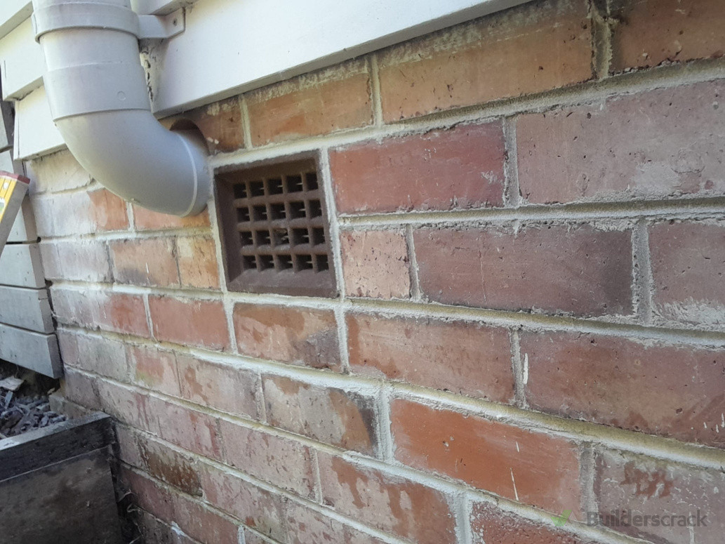 Installing ventilation grills and repointing