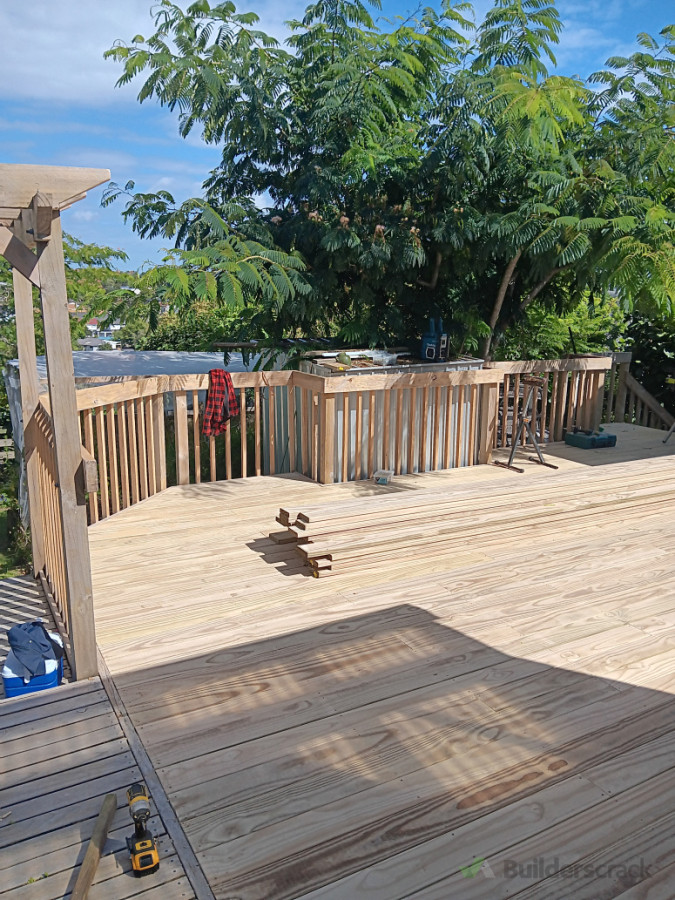 Decking done...