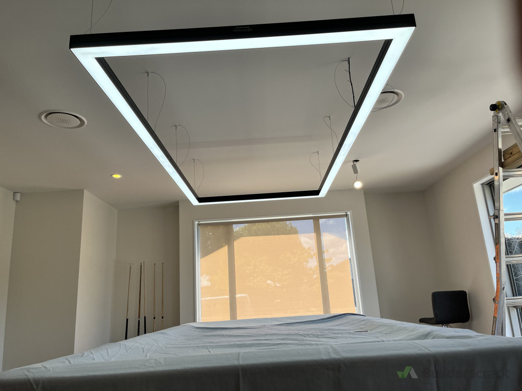 Snooker table light