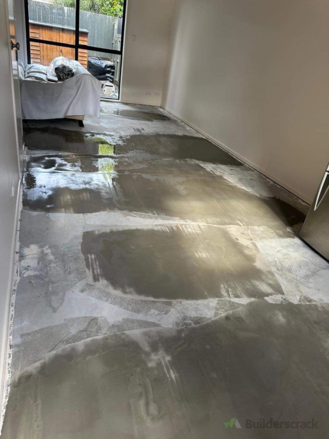 Preparation of the area for laminate