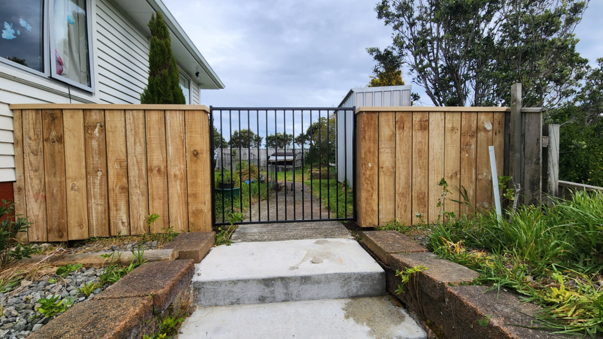 After- New Wellington wind proof fence