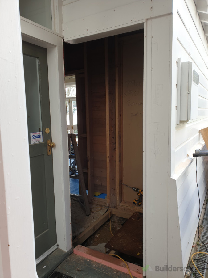 Removed External door