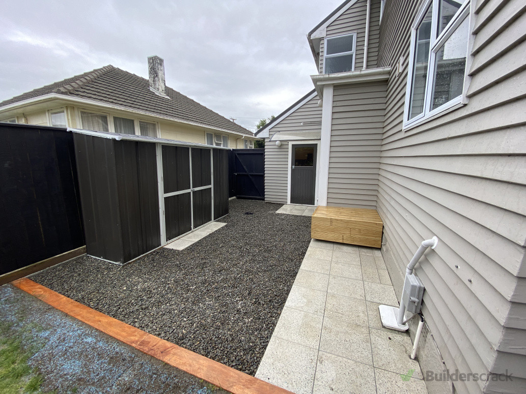 Small paving, timber project