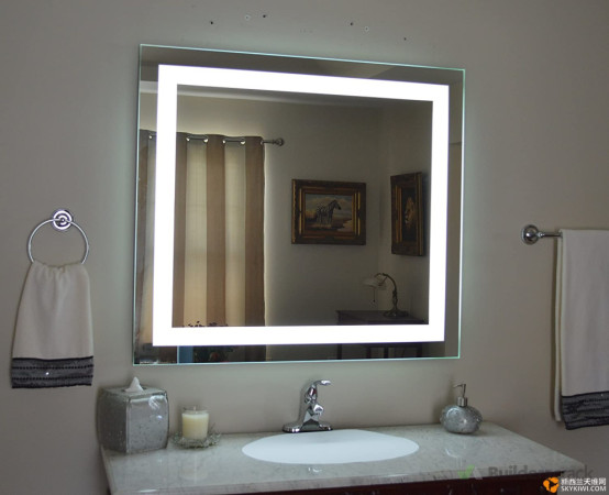 Led Mirror lights Installation