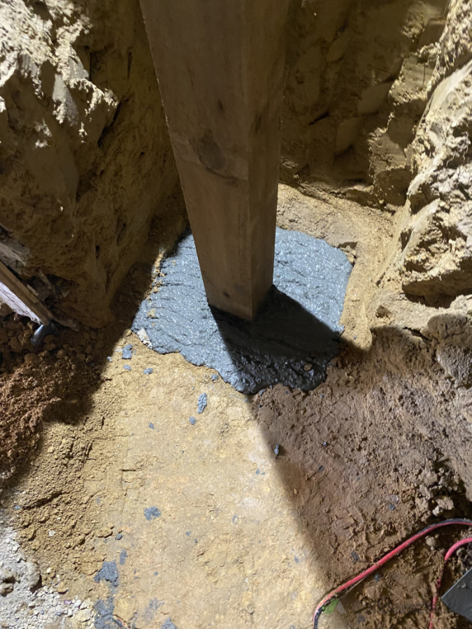 We dig 400mm x 400mm piles holes and use 30+ MPA concrete, which is  30% bigger holes and stronger concrete than industry standards at the same industry cost. If the building standards charge you’ll be covered.