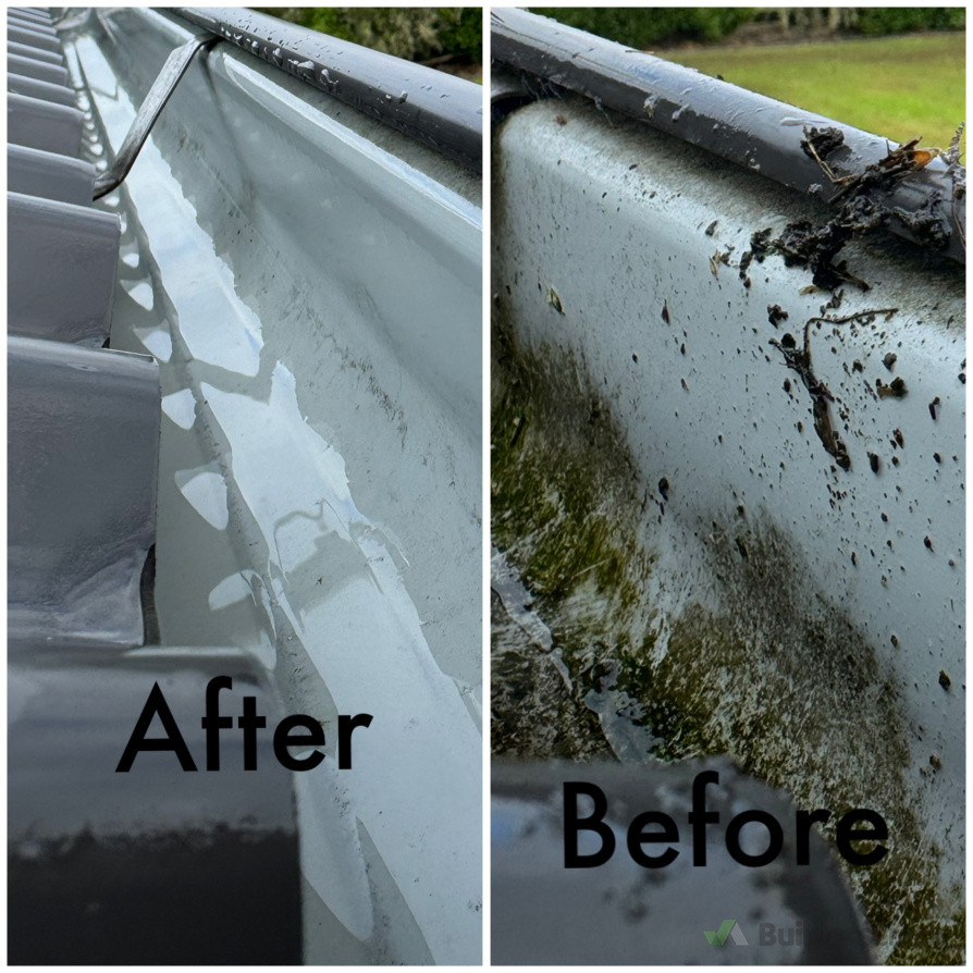 Internal gutter clean