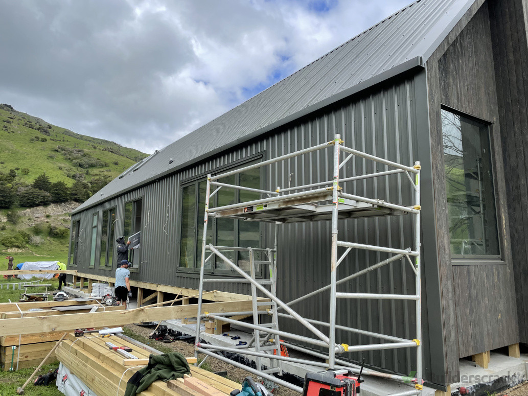 New roof and wall cladding