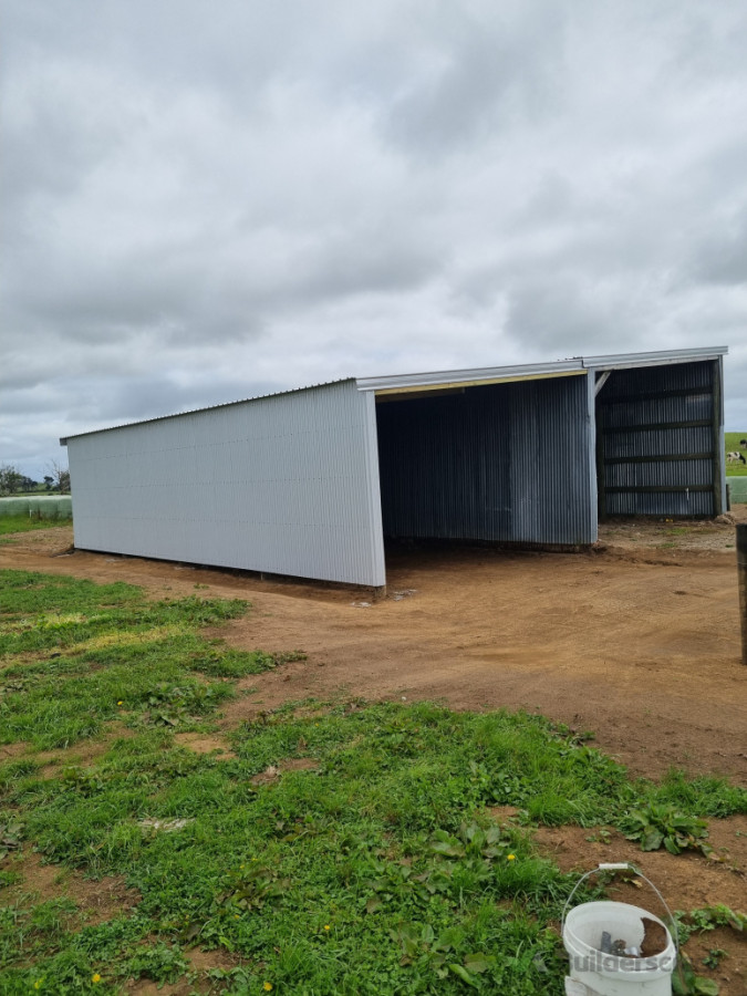 Reclad and repairs for these trusty pole sheds.