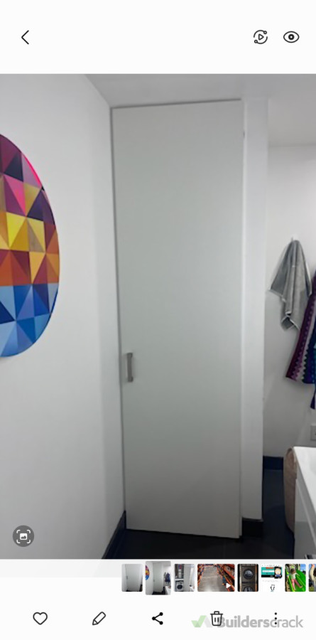 Hot water cupboard door