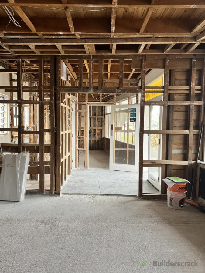 Before - north end room looking south