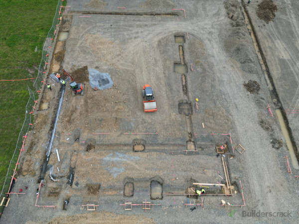 Prepping strip footings