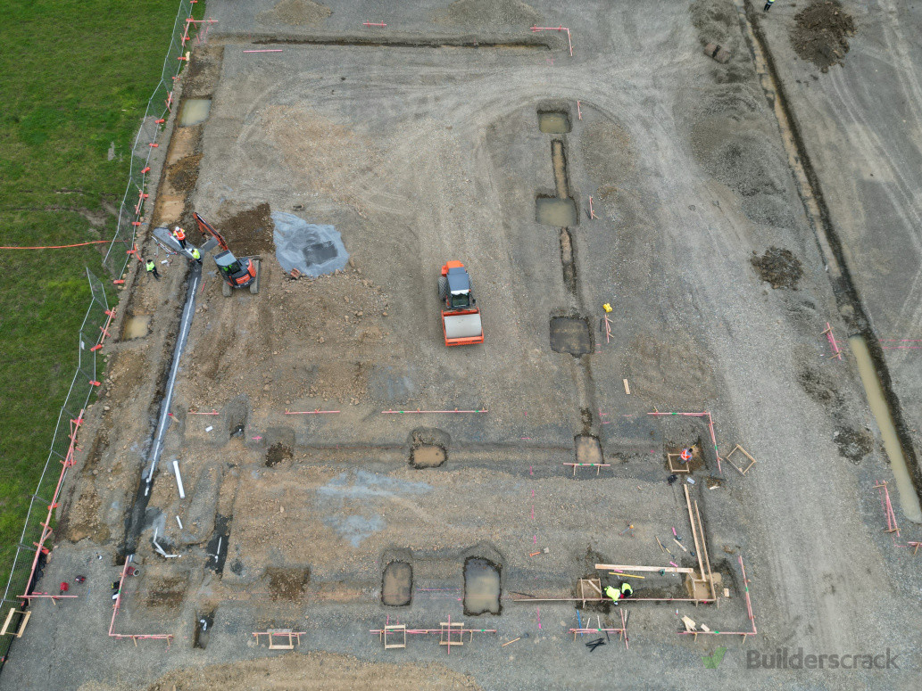 Prepping strip footings