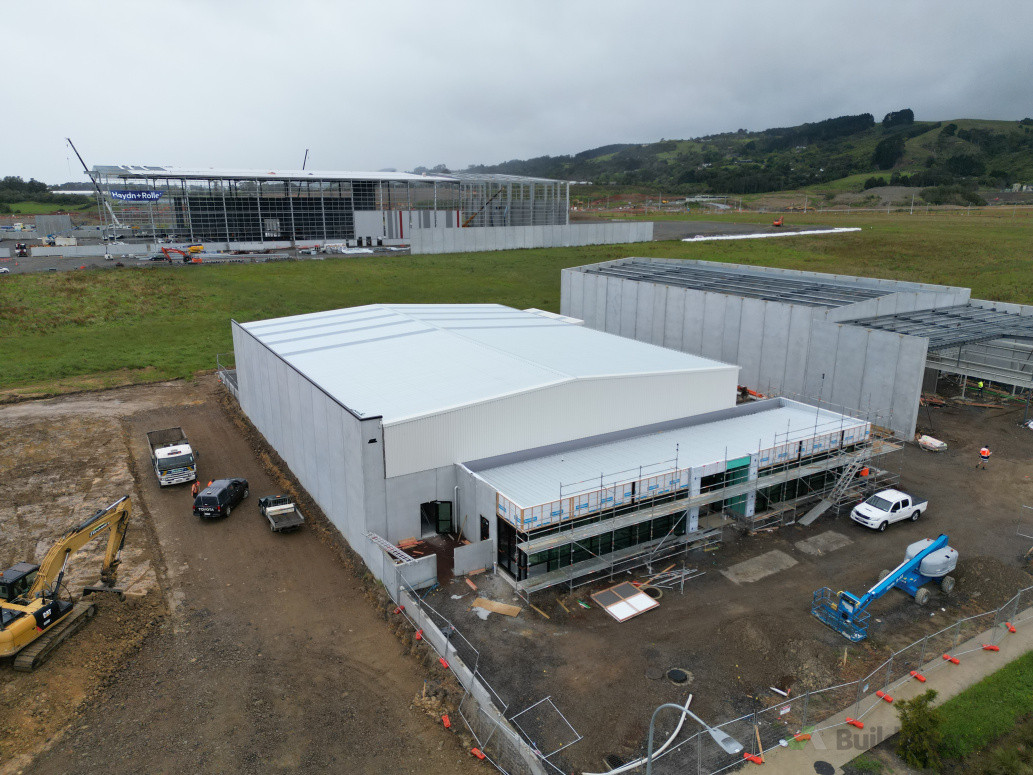 roof and cladding completed