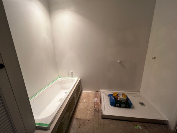 new bath and shower tray
