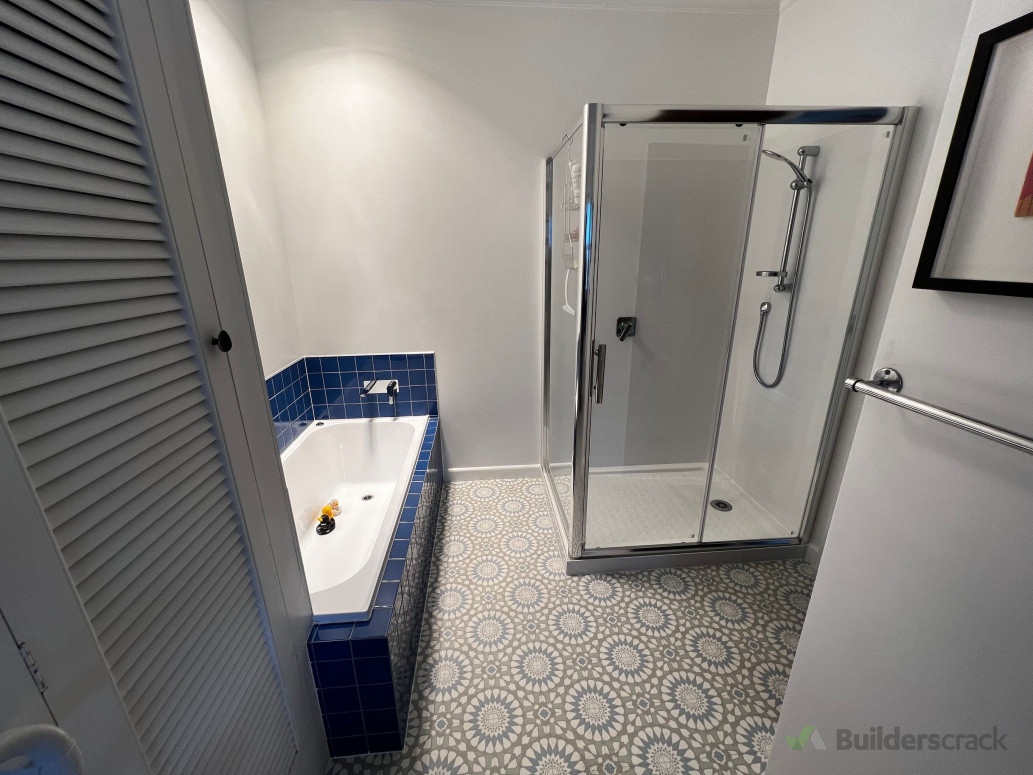 new bath and shower