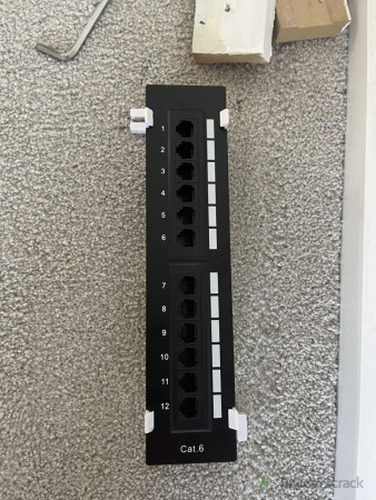 Patch panel front.