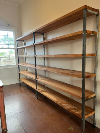 shop shelves macrocarpa