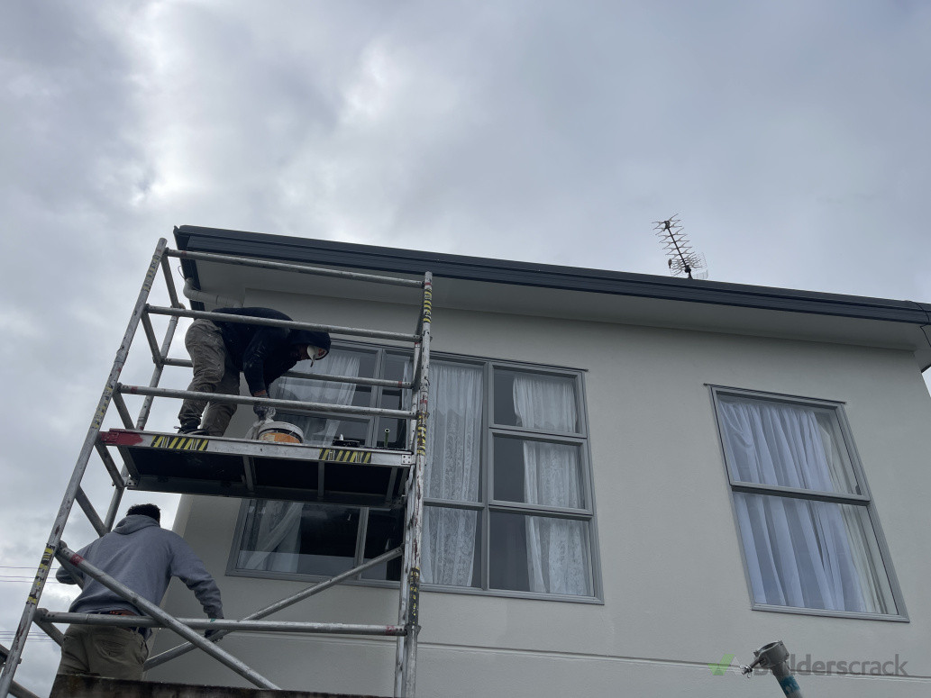 Exterior wash and paint