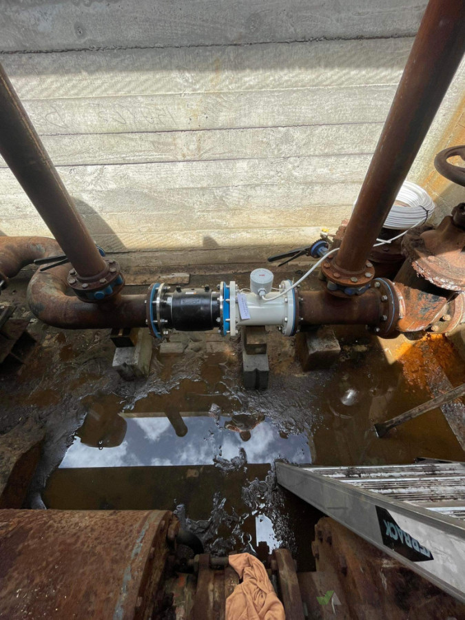 Chlorine Dosing Plant flow meter