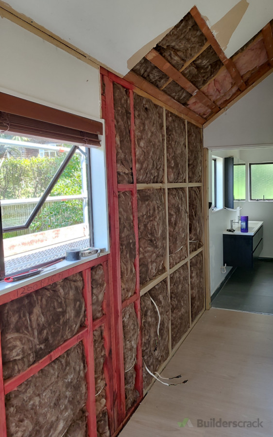 New framing & insulation