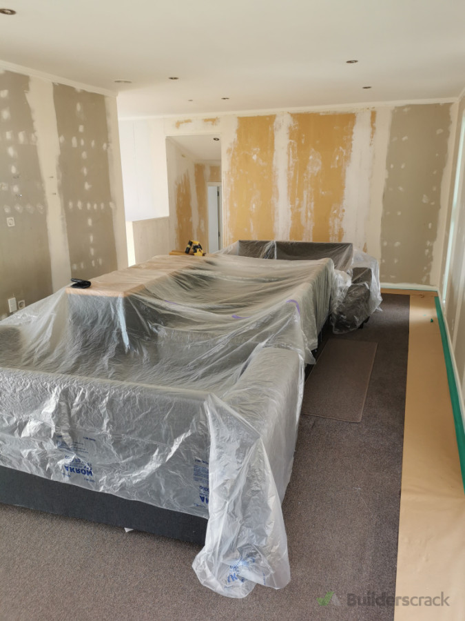 Before skim coat and paint