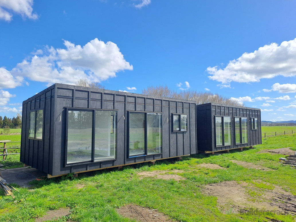 Two one bedroom transportable homes