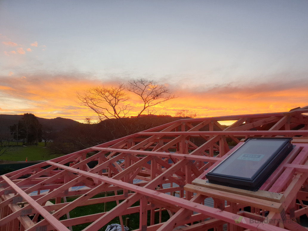 new build roof framing