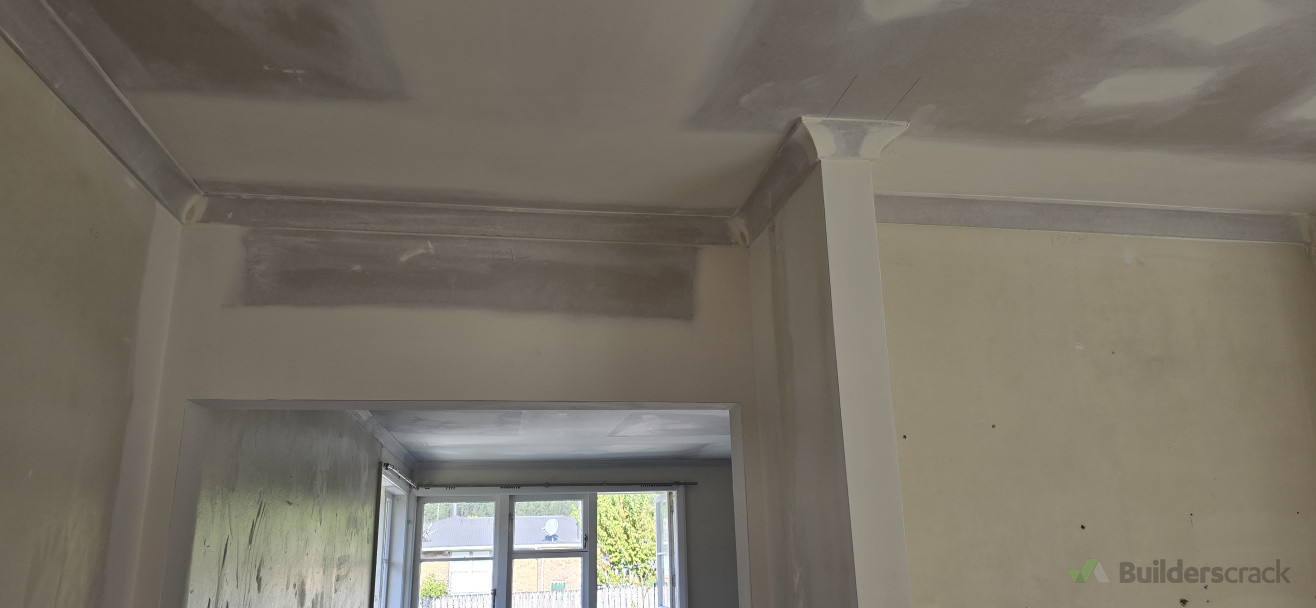 Renovation, gib fix, plastering and painting