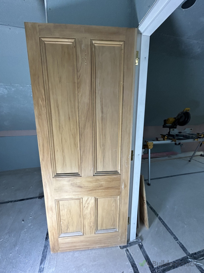 Remu door refurbished by our professional joiner