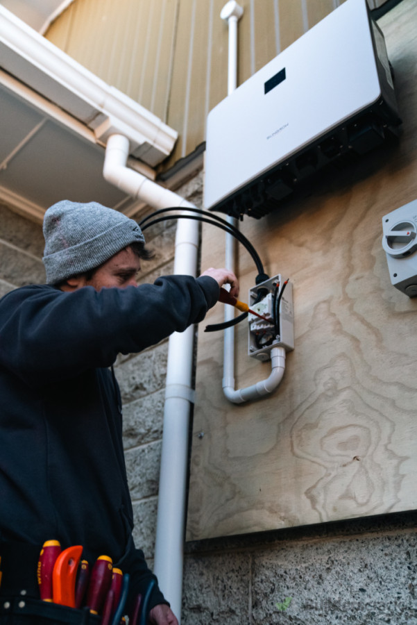 Installing a new Inverter for a solar Install
