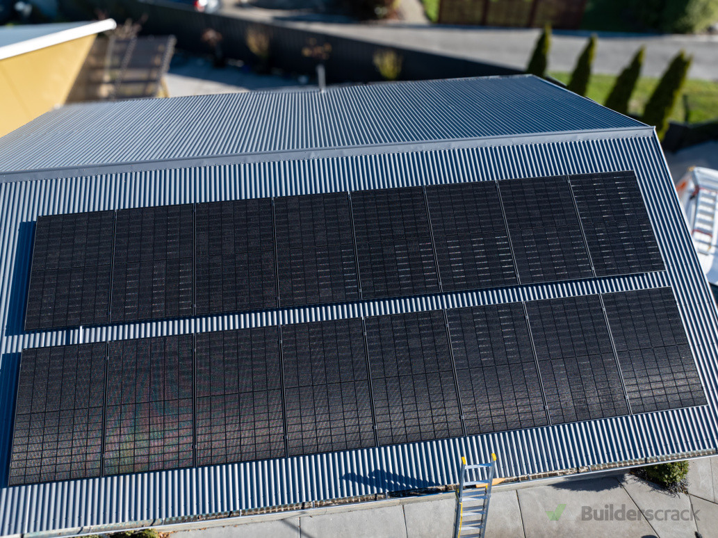 Close View of solar install
