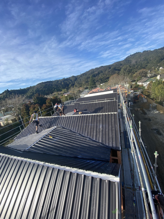 New roof for block of flats